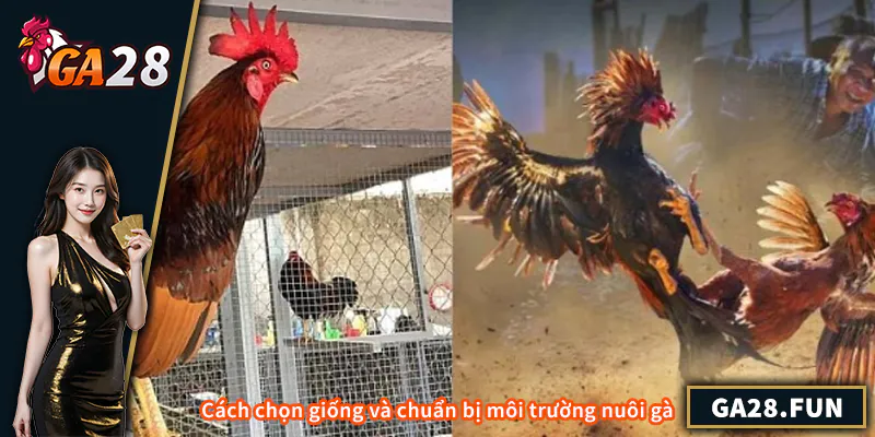 Cách chọn giống và chuẩn bị môi trường nuôi gà