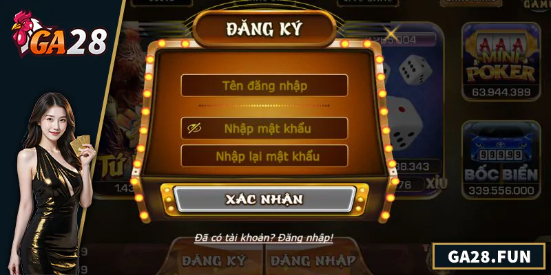 Cách tham gia chơi tại GA28